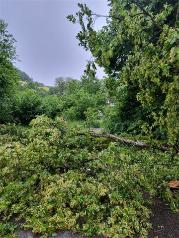 Unwetter: Grauselstrasse, Illnau