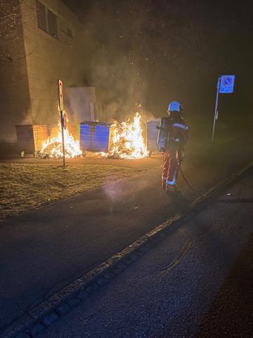 Brand Container Lindenstrasse